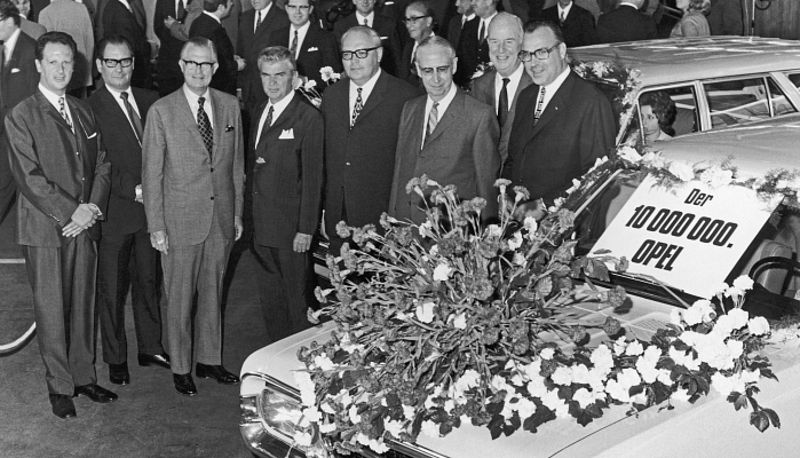 Vor 50 Jahren: Der zehnmillionste Opel rollt vom Band